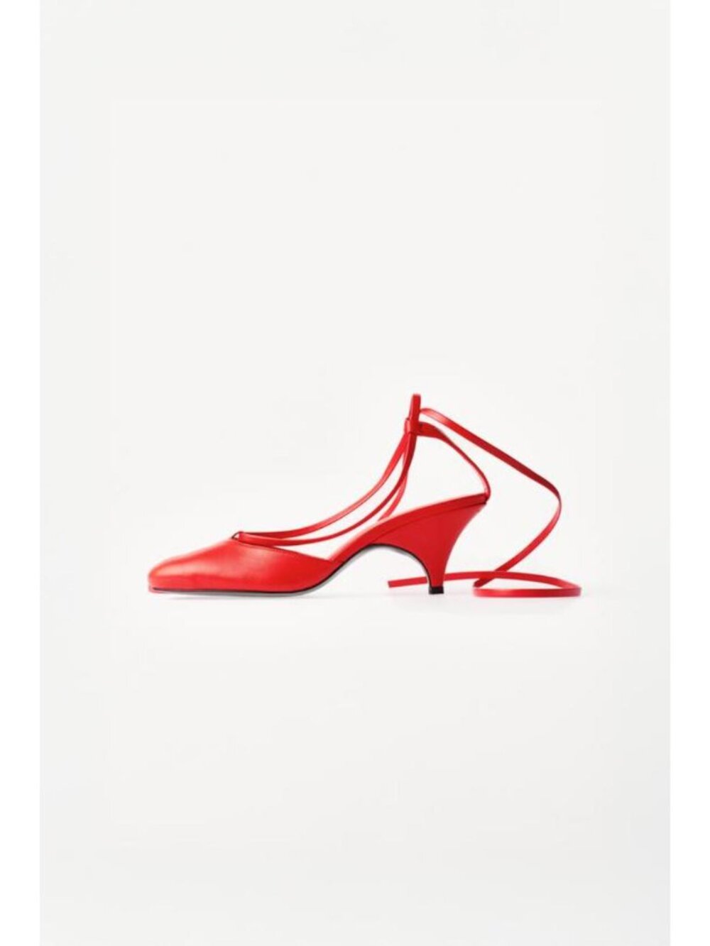 ZARA WILLY CHAVARRIA X ZARA LEATHER STRAPPY HEELS - Picture 4 of 7